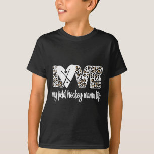 Camiseta Vida de Mãe de Hóquei em Campo Mãe de um Jogador d