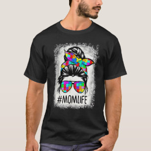 Camiseta Vida de Mãe Encalhada Desarrumada Suporte Puzzle A