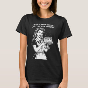 Camiseta Vida de Mulher Caseira na Culinária