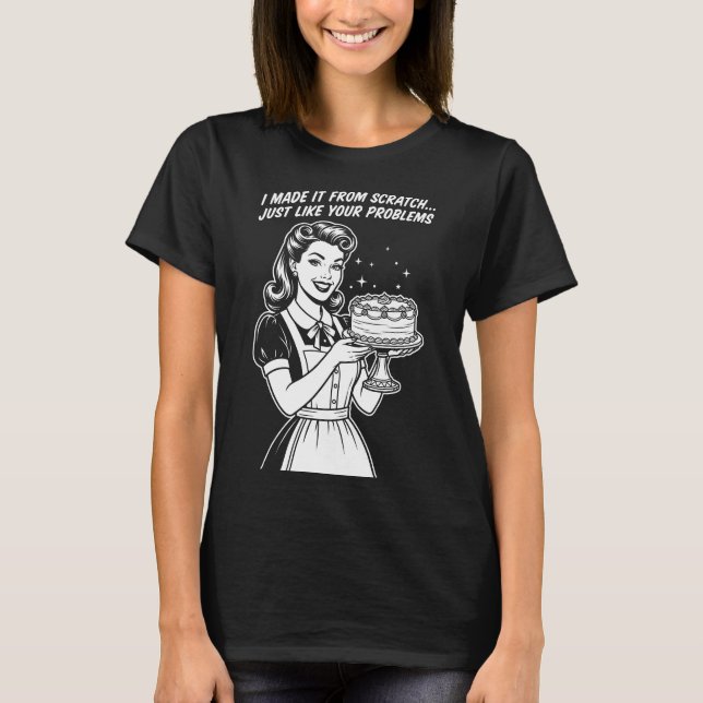 Camiseta Vida de Mulher Caseira na Culinária (Frente)