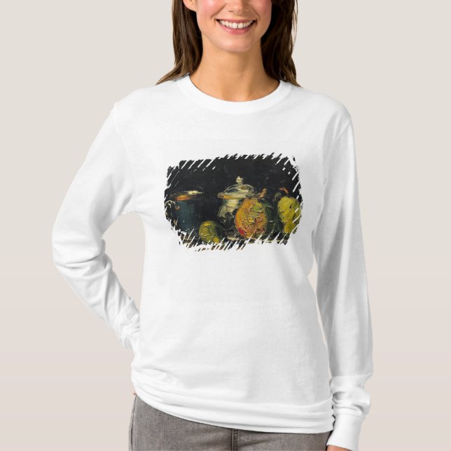 Camiseta Vida de Paul Cezanne | ainda, c.1865 (Frente)