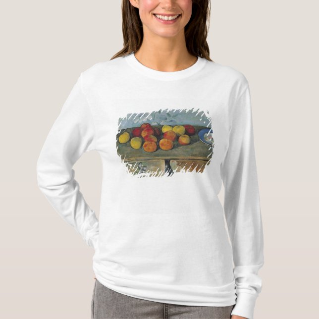 Camiseta Vida de Paul Cezanne | ainda das maçãs e dos (Frente)