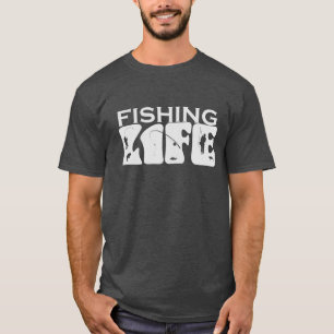 Camiseta Vida de Pesca Gráficos Vetoriais Escaláveis