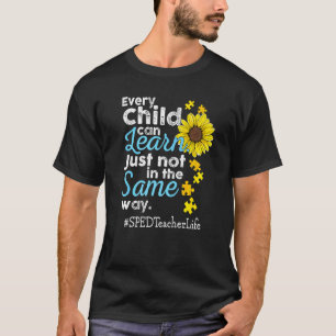 Camiseta Vida de Professor de Necessidades Especiais Autism