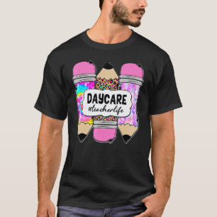 Camiseta Vida de Professora de Creche Três Lápis Professora