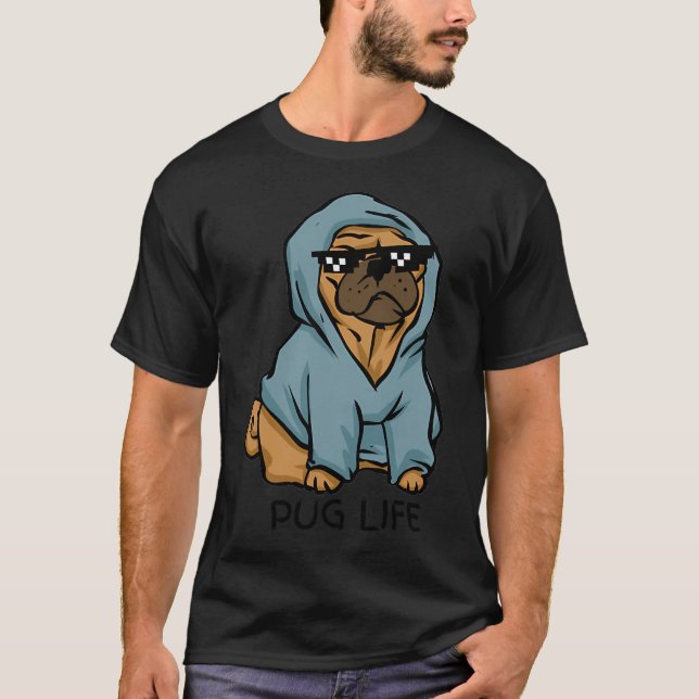 CAMISETA VIDA DE PUG (Frente)
