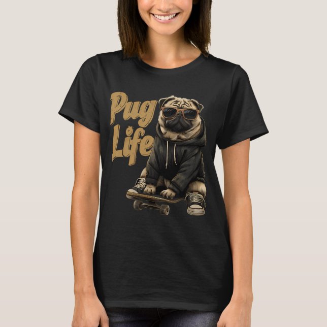 Camiseta Vida de Pug OG (Frente)
