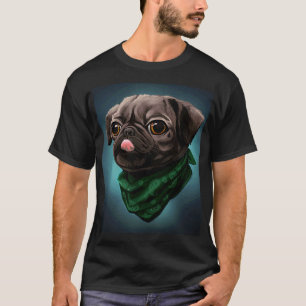 Camiseta Vida de Pug Premium Scoop 337
