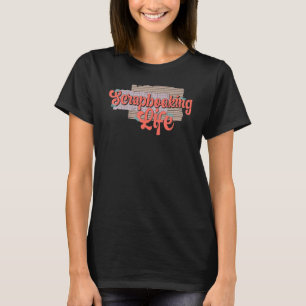Camiseta Vida de Scrapbooking Álbum de Recortes Scrapbooker