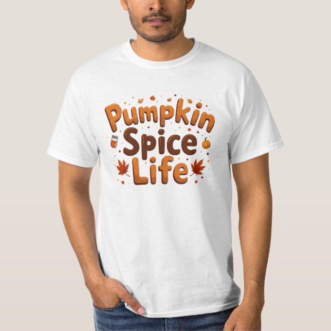 Camiseta Vida de Tempero de Abóbora (Frente)