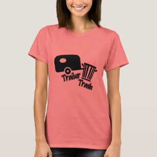 Camiseta Vida de Trailerpark!  Ícones engraçados do lixo 