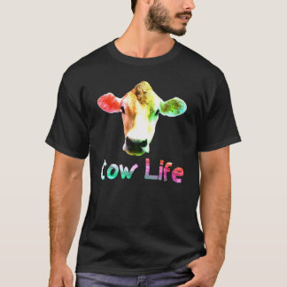 Camiseta Vida de Vaca Agricultor Agricultura Aves Laticínio