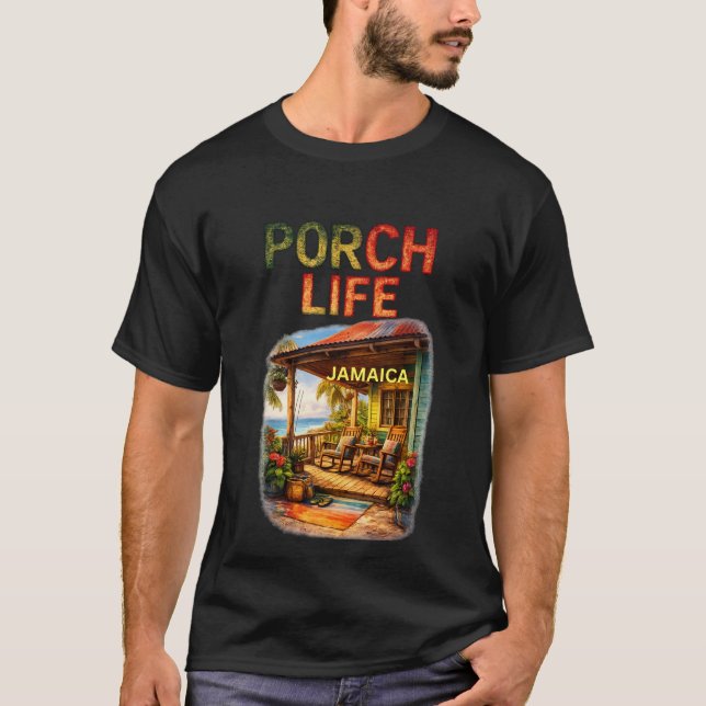 Camiseta Vida de varanda jamaica (Frente)