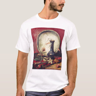 Camiseta Vida de Vincent van Gogh ainda com flores,