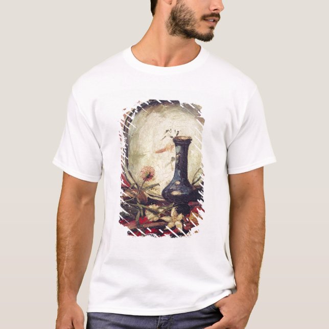 Camiseta Vida de Vincent van Gogh | ainda com flores, (Frente)