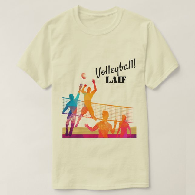 Camiseta Vida de Voleibol (Frente do Design)