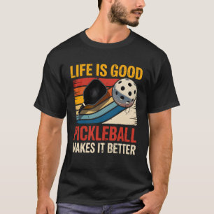 Camiseta Vida divertida Boa Pickleball Torna Melhor Jogada
