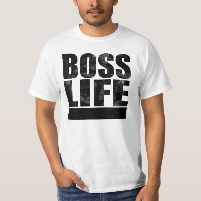 Camiseta Vida do chefe (Frente)
