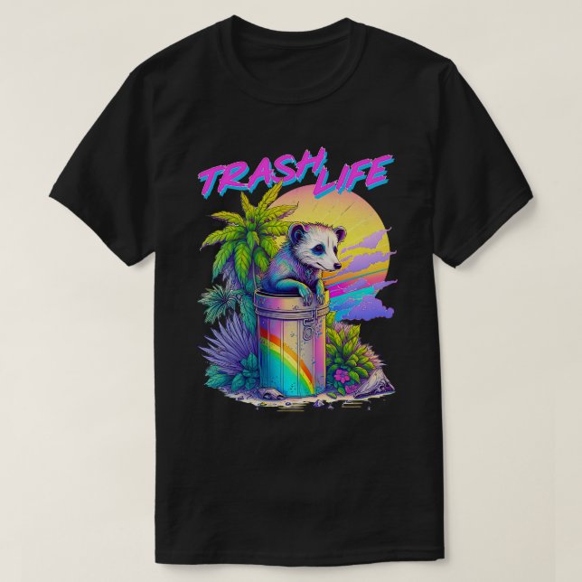 Camiseta Vida do lixo (Frente do Design)