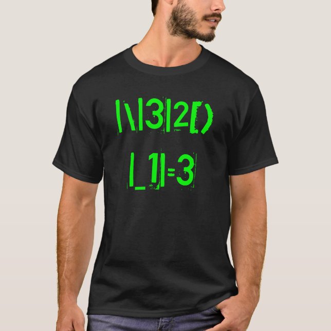 Camiseta Vida do nerd… em Leet (Frente)