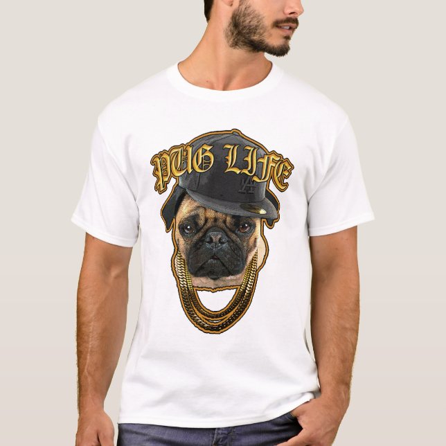 Camiseta Vida do Pug (Frente)