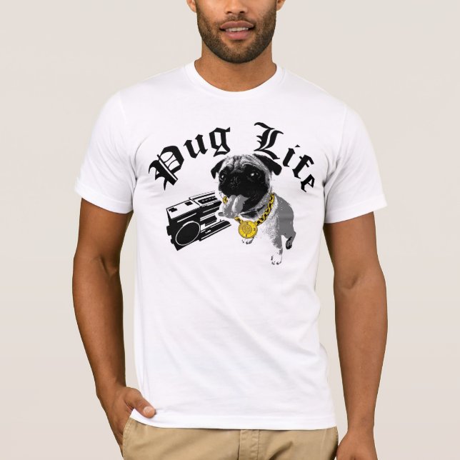 Camiseta Vida do Pug (Frente)