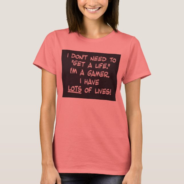 Camiseta Vida dos jogadores (Frente)