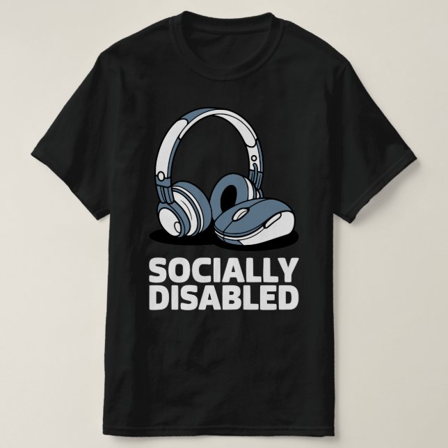 Camiseta Vida dos jogadores com deficiência social (Frente do Design)
