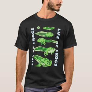 Camiseta Vida Dos Sapos - Círculo De Vida Do Animal