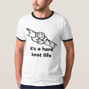 Camiseta vida dura do nó