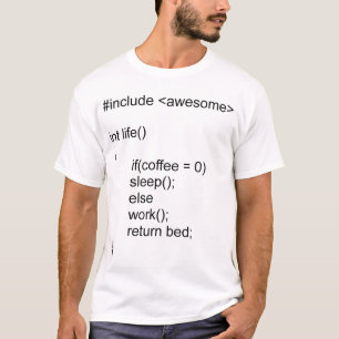 Camiseta Vida em C++