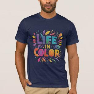 Camiseta Vida em cor de Cheio" T-Shirt