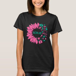 Camiseta Vida escrupulosa Enfermeira de girassol Dia de Enf