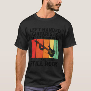 Camiseta Vida Esquerda Engraçada Para Jogadores De Violão D