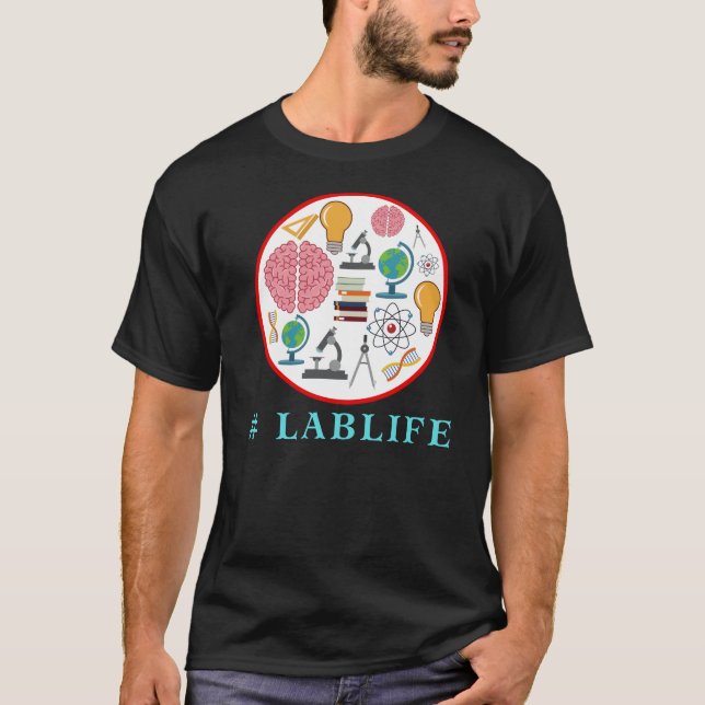 Camiseta Vida Laboral - Vida Laboratorial (Frente)