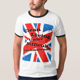 Camiseta Vida limpa sob circunstâncias difíceis