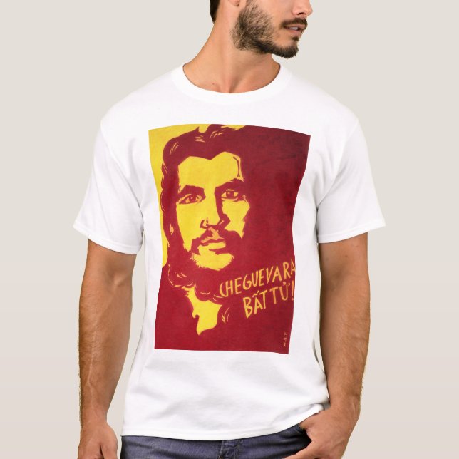 Camiseta Vida longa ao Che GUEVARA! Apoio ao Comunismo do V (Frente)