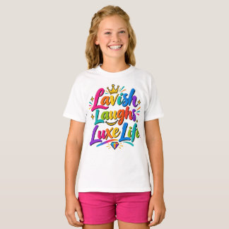 Camiseta Vida Luxuosa Risos Generosos