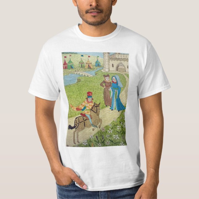 Camiseta Vida medieval nos peregrinos 5 de Inglaterra - de (Frente)