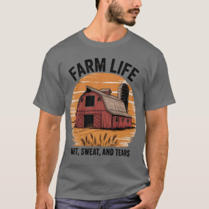 Camiseta Vida na Fazenda Poeira Suor Lágrimas Fazendeiros &