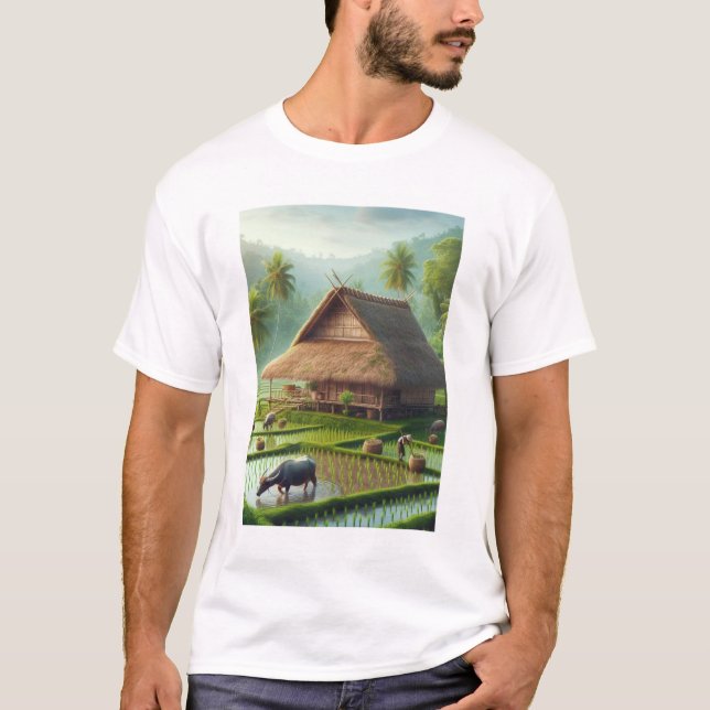 Camiseta vida na província (Frente)