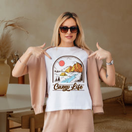 Camiseta Vida no acampamento