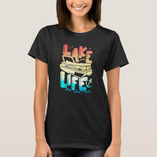 Camiseta Vida no Lago Pontão Férias de Verão Olá Verão Pon