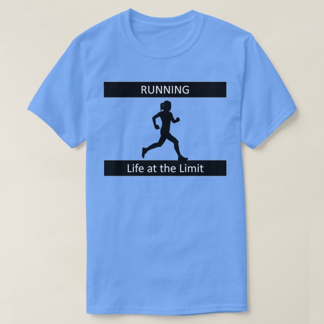 Camiseta Vida no Limit Running Marathon Corrida Sports (Frente do Design)