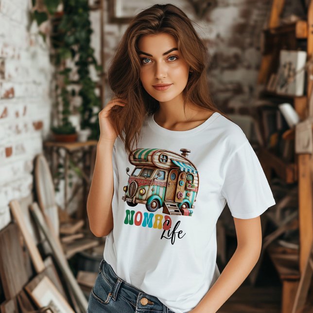 Camiseta Vida Nômade (Criador carregado)