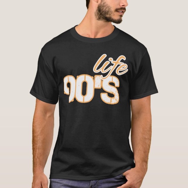 Camiseta vida nos anos 90 amigos (Frente)