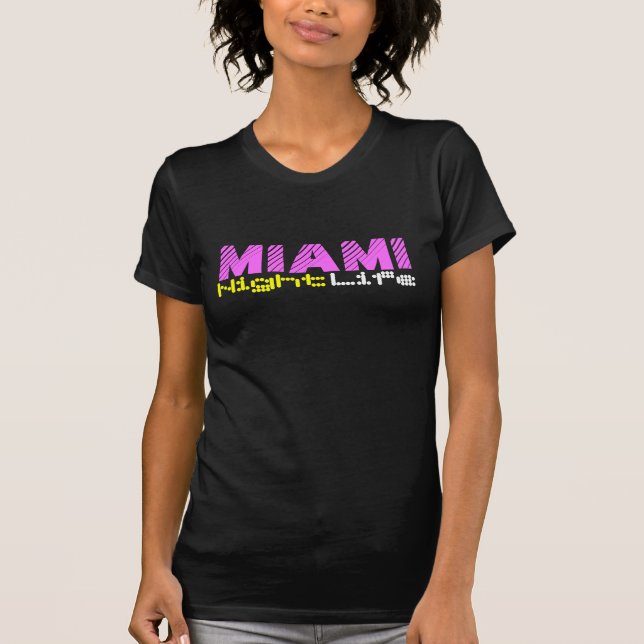 Camiseta Vida noturno de Miami (Frente)