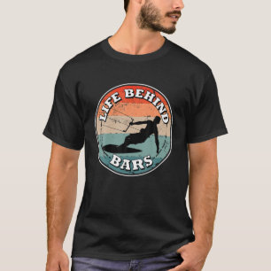 Camiseta Vida por trás dos Bares Kitesurfing Kite Surfing