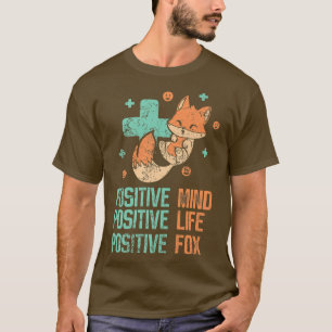 Camiseta vida positiva positiva positiva da mente positiva