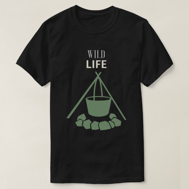 Camiseta Vida Selvagem (Frente do Design)